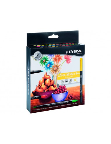 Rotulador lyra aqua brush duo caja de...