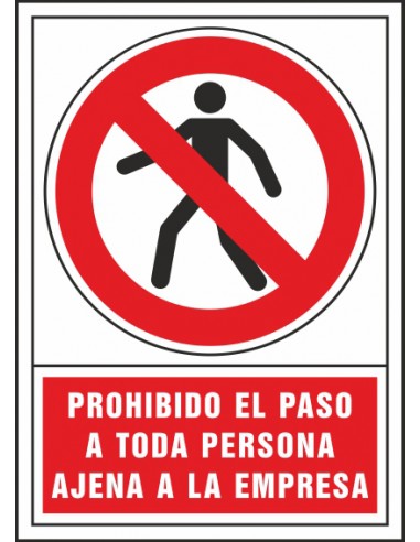Pictograma syssa señal de prohibicion...