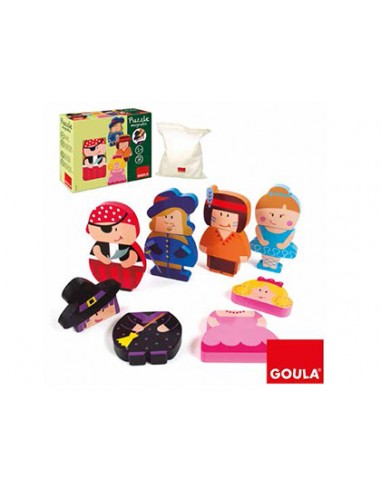Puzle goula infantil personajes...