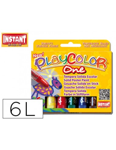 Tempera solida en barra playcolor...