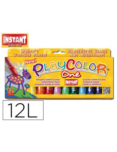 Tempera solida en barra playcolor...