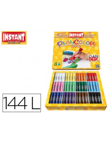 Tempera solida en barra playcolor...