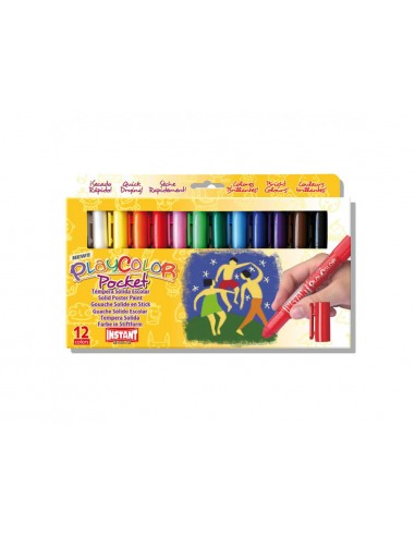 Tempera solida en barra playcolor...