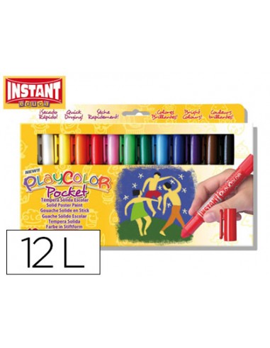 Tempera solida en barra playcolor...