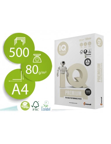 Papel fotocopiadora iq premium din a4...