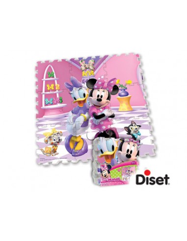 Puzzle diset alfombra foam minnie...