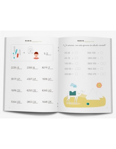 Cuaderno rubio competencia matematica 4