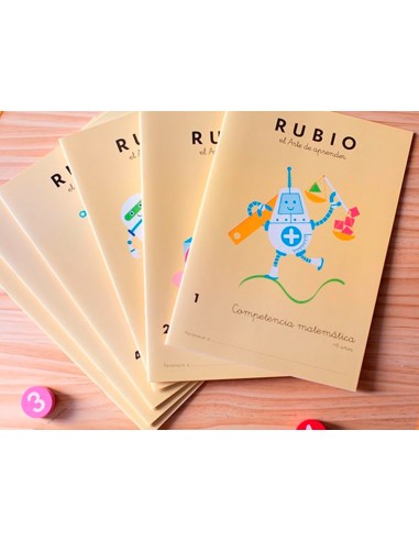 Cuaderno rubio competencia matematica 6