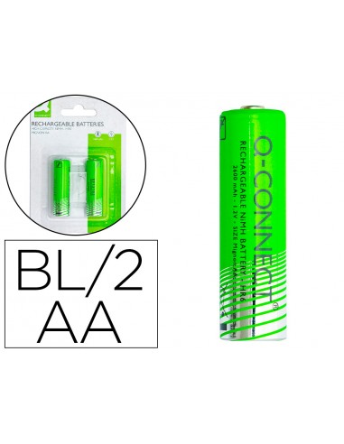 Pila q-connect alcalina aa recargable...