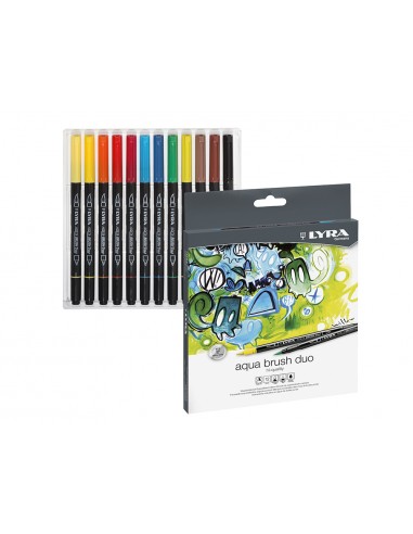 Rotulador lyra aqua brush duo caja de...