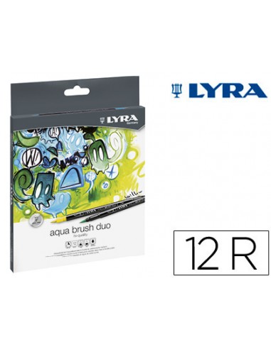 Rotulador lyra aqua brush duo caja de...
