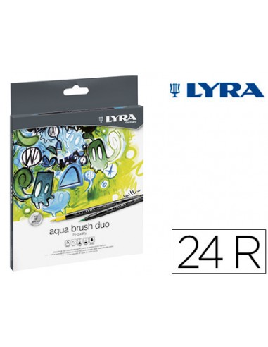 Rotulador lyra aqua brush duo caja de...