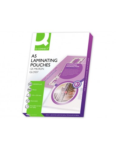 Bolsa de plastificar q-connect 153 x...
