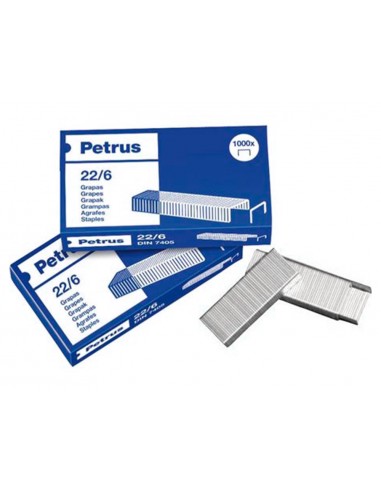 Grapas petrus nº 22/6 galvanizada...