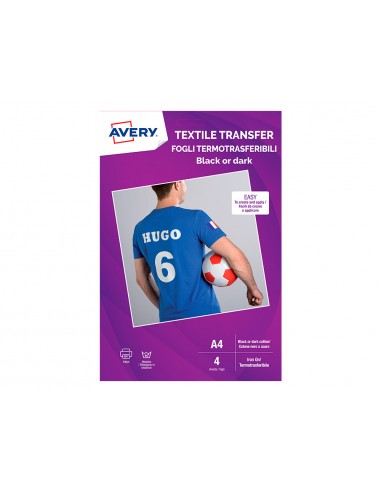 Papel transfer avery algodon oscuros...