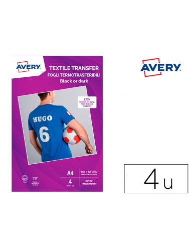 Papel transfer avery algodon oscuros...