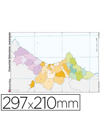 Mapa mudo color din a4 comunidad...