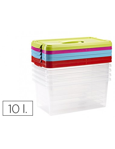 Caja multiusos plastico 10 l numero...