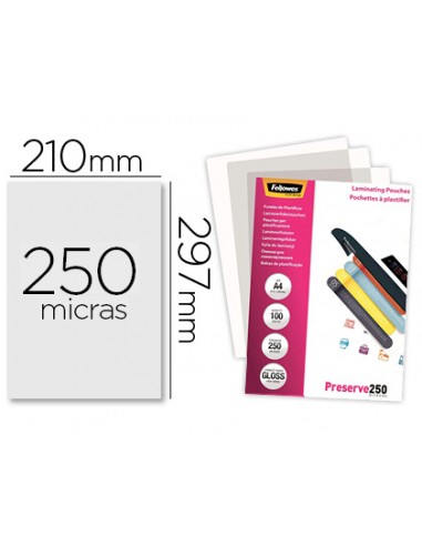 Bolsa de plastificar fellowes brillo...