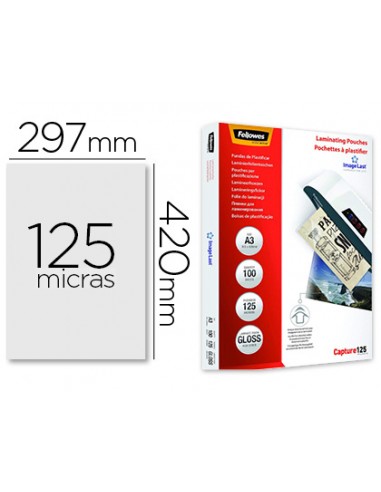 Bolsa de plastificar fellowes brillo...