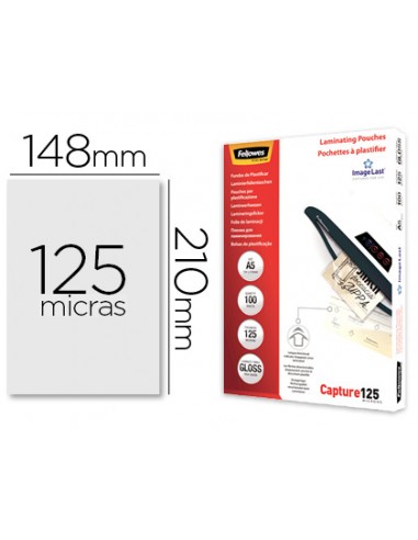 Bolsa de plastificar fellowes brillo...