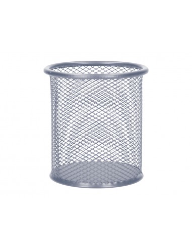 Cubilete portalapices q-connect plata...