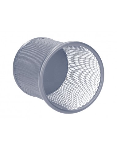 Cubilete portalapices q-connect plata...