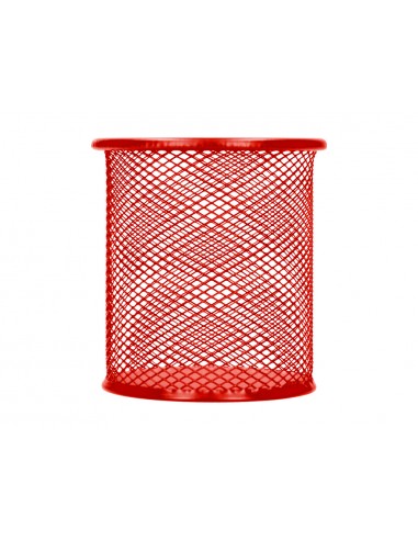 Cubilete portalapices q-connect rojo...