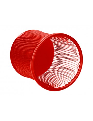 Cubilete portalapices q-connect rojo...