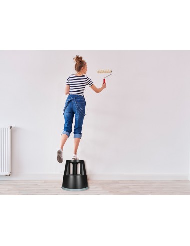 Taburete q-connect ruedas retractiles...