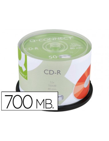 Cd-r q-connect capacidad 700mb...