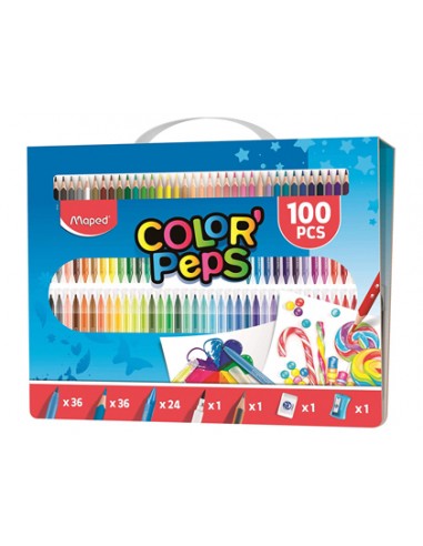Estuche pintura maped color peps kit...