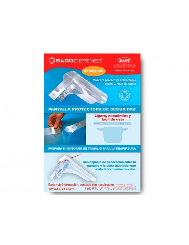 Protector facial transparente...