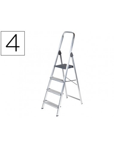 Escalera q-connect de aluminio 4...