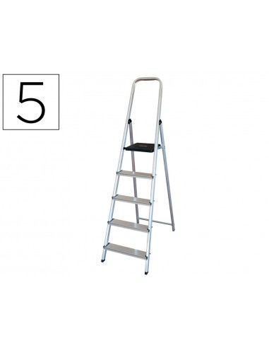 Escalera q-connect de aluminio 5...