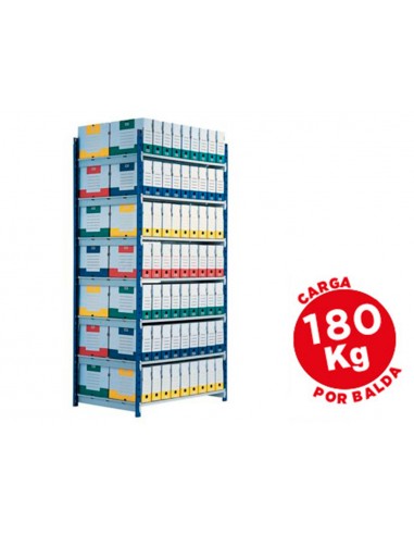 Estanteria paperflow metalica azul 5...
