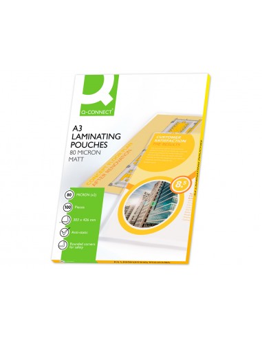 Bolsa de plastificar q-connect 303 x...
