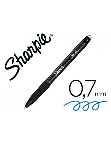Boligrafo sharpie retractil tinta gel...