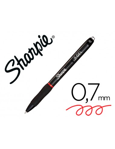 Boligrafo sharpie retractil tinta gel...