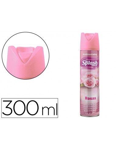 Ambientador spray splash aroma rosas...