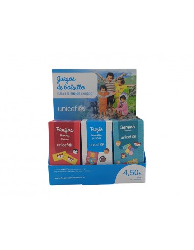 Juego educativo de bolsillo unicef...