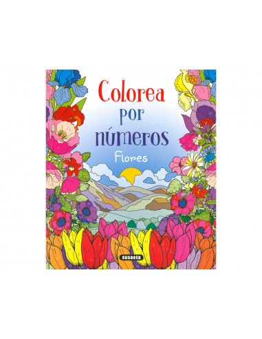 Cuaderno de colorear susaeta flores...