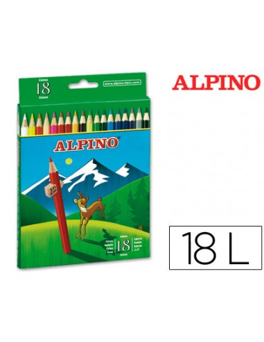 Lapices de colores alpino 656 caja de...