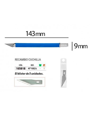 Bisturi q-connect metalico aleacion...