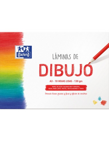Papel de dibujo oxford din a3 liso...