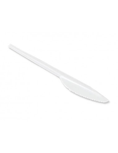 Cuchillo de plastico blanco...