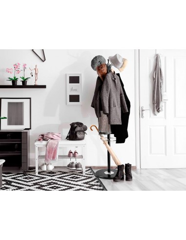 Perchero metalico q-connect gris de...