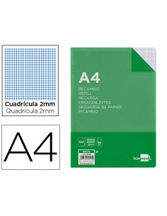 Recambio liderpapel a4 100...