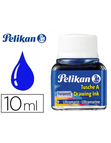 Tinta china pelikan azul ultramar...