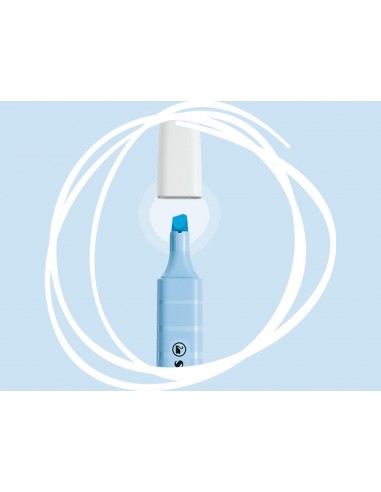 Rotulador stabilo fluorescente fino...